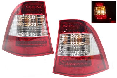 Fit 98-05 Benz W163 MLClass ML320 Red/Clear LED Tail Lights Rear Brake Lamps L+R - Image 1 of 4