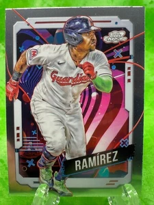 Jose Ramirez - 2024 Topps Cosmic Chrome #23 Cleveland Guardians Base Cosmic Card - Picture 1 of 11