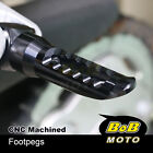 Cnc Bob Rider Front Foot Pegs Black For Bmw K1300r / S 09 10 11 12 13 14 15