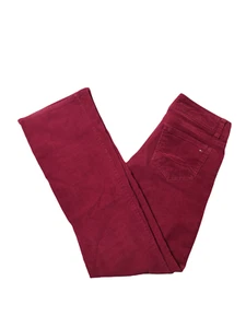 Pantalones de pana para mujer Tommy Hilfiger talla 2 corte bota rojo oscuro 30x32 - Imagen 1 de 9