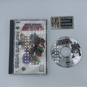Blazing Heroes (Sega Saturn, 1996) COMPLETE CIB Tested & Cleaned!
