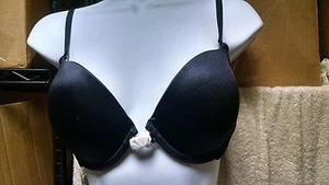 Sujetador push up ajustable Victorias Secret sexy Little Thing 34C negro nuevo sin etiquetas - Imagen 1 de 4