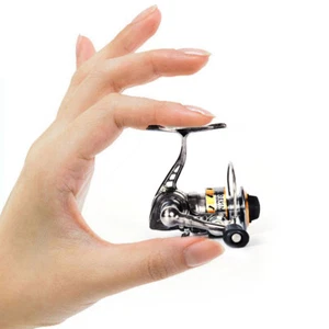 POWER Full Metal Mini Winter Ice Fishing Reel Small Spinning Reels Carp Raft Fis - Picture 1 of 8