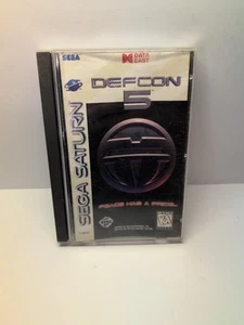 Defcon 5 (Sega Saturn, 1995) CIB COMPLETE TESTED AUTHENTIC USA RELEASE FAST! - Picture 1 of 15