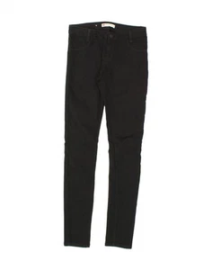LEVI'S Girls 710 Super Skinny Jeans 15-16 lat W26 L3 Czarne Bawełna BS02 - Zdjęcie 1 z 3