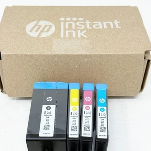 Genuine HP 910 912 914 915 Instant Ink Cartridges 4 Color Black XL New SEALED - Picture 1 of 5