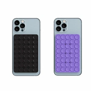Blu Element PhoneSquid Pack of 2: Black and Purple Phone Grips and Wallets - Photo 1 sur 4