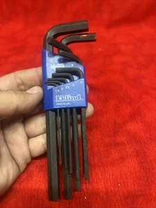 EKLIND METRIC 9 PIECE ALLEN WRENCH SET (k46) - Picture 1 of 7