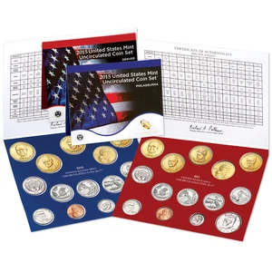 2015 U.S. Mint Uncirculated Set in Original Sealed Packaging U15 Free Shipping - Picture 1 of 1