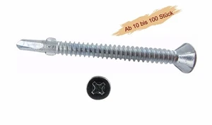 Spanplattenschrauben mit Bohrspitze 6,3x70 PH3 Holzschrauben Bohrschrauben - Picture 1 of 8