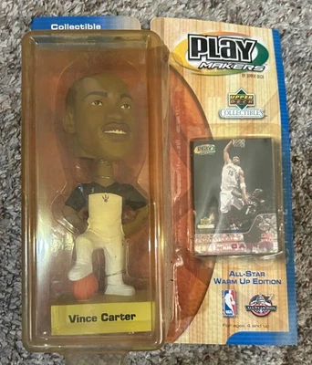 2000 Upper Deck Play Makers Vince Carter Toronto Raptors Bobblehead Series 1  - Image 1 of 4
