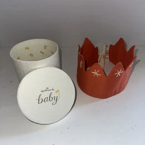 Hallmark baby newborn crown Sunburst cotton Girl Boy Shower Gift Photo Prop NEW - Picture 1 of 12