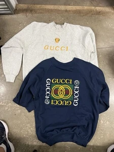 Vintage Gucci Boot Fruit Of The Loom Crewneck Sweatshirt Hip Hop 90s Adult XL - Bild 1 von 3