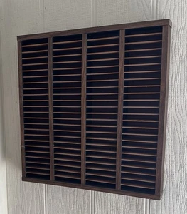 Vintage Wooden Cassette Tape Holder 96 Tapes - Picture 1 of 13