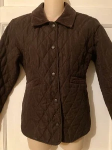TALBOTS KIDS Girls' Brown Quilted Jacket ~ Sz 18 - Picture 1 of 1