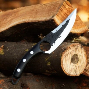 SKINNER Hunting Fixed Blade Knife Combat Bowie Camping Survival Pocket Knife - Picture 1 of 6