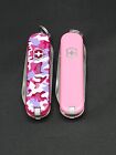 Lot Of 2 Victorinox Classic Sd Swiss Army Knives Translucent Camouflage Pink T11