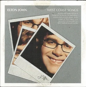 ELTON JOHN - WEST COAST SONGS - EXPRESS PROMO MUSIC CD - Imagen 1 de 2