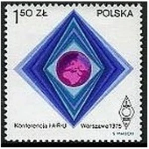 Poland 2088 3 stamps, MNH. Michel 2368. Amateur Radio Union conference, 1975. - Picture 1 of 1