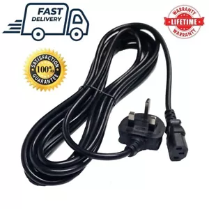 SONY PS3 Fat / Playstation 3 First Generation UK Power Cable Mains Lead - Picture 1 of 1