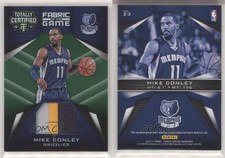 2016 Panini Totally Certified Fabric of the Game Materials Green /5 Mike Conley