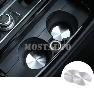 Almohadilla portavasos de agua interior para Maserati Levante Quattroporte Ghibli 2 piezas Foto 1 de 4