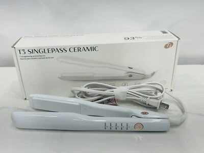 T3 Singlepass Ceramic 1” Straightening and Styling Iron New - Image 1 of 4
