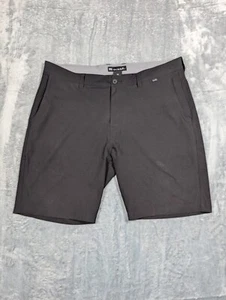 Travis Mathew Wanderlust Shorts Men’s 38x9 Black Golf Chino Preppy Casual - Picture 1 of 8