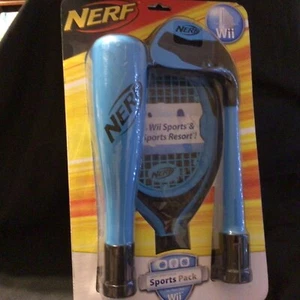 Nintendo Wii Nerf Sports Plus Pack Blue NEW Sealed - Picture 1 of 1