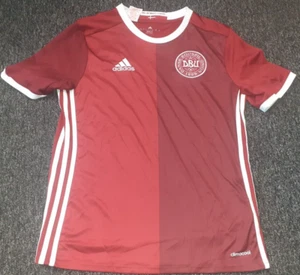 Adidas Dänemark 2015/16 Heim Fußballtrikot Kinder UK Größe 13-14 Jahre - Bild 1 von 2
