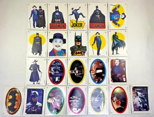 BATMAN THE MOVIE SERIES 2 (Topps 1989) Complete STICKER CARD Set #23-#44 - Picture 1 of 3