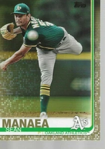 2019 Topps Series One Gold Sean Manaea card # 103 Oakland Athletics A's /2019 - Picture 1 of 1