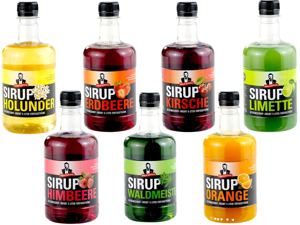 Sirup Royale Getränkesirup 0,5 L EW Drinks Cocktails Desserts (7,78 EUR/l) - Bild 1 von 1