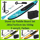 Stand Up Paddle Board Set aufblasbar 285x71x10 bis 100kg SUP-Board Set 3 Farben