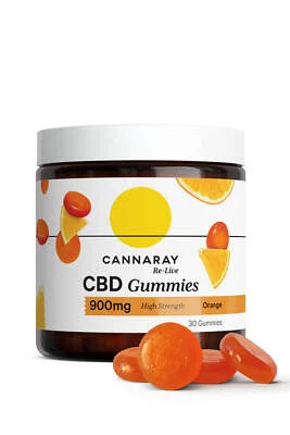 Cannaray CBD Gummies 900mg High Strength - loved by Claudia Winkleman