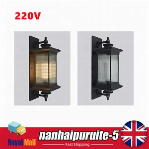 Modern Garden Wall Light Outdoor Fixture External Vintage Lantern Wall Lamp - Picture 1 of 18