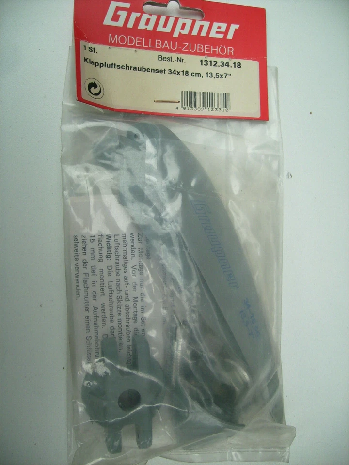 Juego de tornillos de aire plegables Graupner 1312.34.18 para eje 5 mm Foto 1 de 1