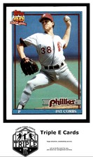 1991 Topps #571 Pat Combs Philadelphia Phillies ~A5G