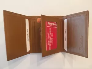 Genuine Leather Wallet Tan 1107CFTN - Picture 1 of 1