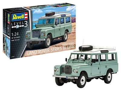 Land Rover Series III 1:24 Plastic Model Kit REVELL - Immagine 1 di 4