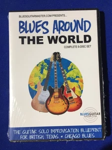 NEW 6 DVD Music Set Blues Guitar Master Presents Blues Around The World IMPROV - Picture 1 of 2