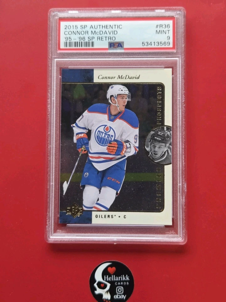 2015-16 Connor Mcdavid SP Authentic 95-96 Retro Rookie #R36 Edmonton Oilers UD - Image 1 of 2