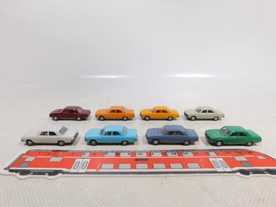 Wiking 1:87 H0 8x Modello Automobil Auto per Audi 100 Molto Buono / Mint # - Immagine 1 di 4