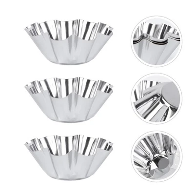  6 Pcs Stampo Crostata Stampi Per Dolci Teglie Cup Cake La Cottura - Immagine 1 di 4