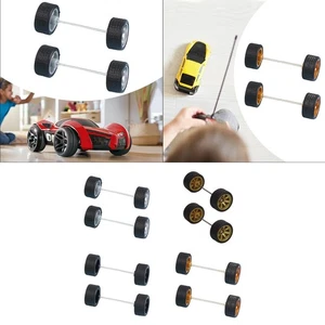 2 Pieces 1: 64 Wheels Alloy Car Modification Wheels with Miniature Roll Shaft - Picture 1 of 29
