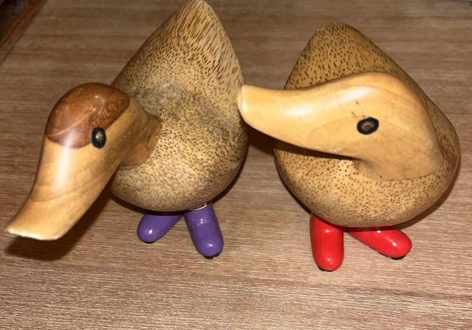 Botas de agua DCUK The Duck Company Natural Welly Ducklet azul manchado madera 5 1/2" Foto 1 de 4