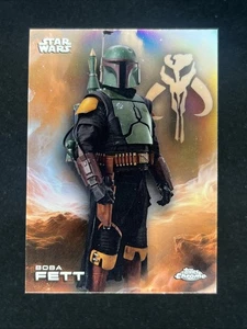 Boba Fett 2025 Topps Chrome Star Wars #11 Rainbow Refractor  - Picture 1 of 2