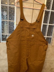 Carhartt Model OR2438-W Women’s Rugged Flex Loose Fit Overalls Size 3X 24-28 - Picture 1 of 3