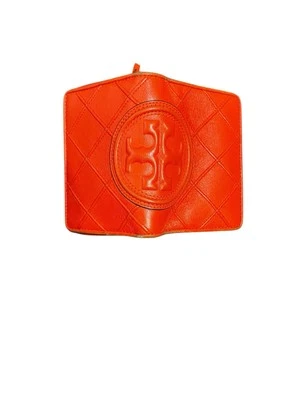Cartera plegable de cuero Fleming Tory Burch Foto 1 de 4