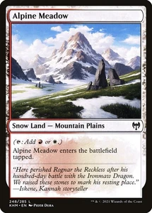 4x Alpine Meadow (FOIL) - NM - See Pic for Set - SPARROW MAGIC - Picture 1 of 1